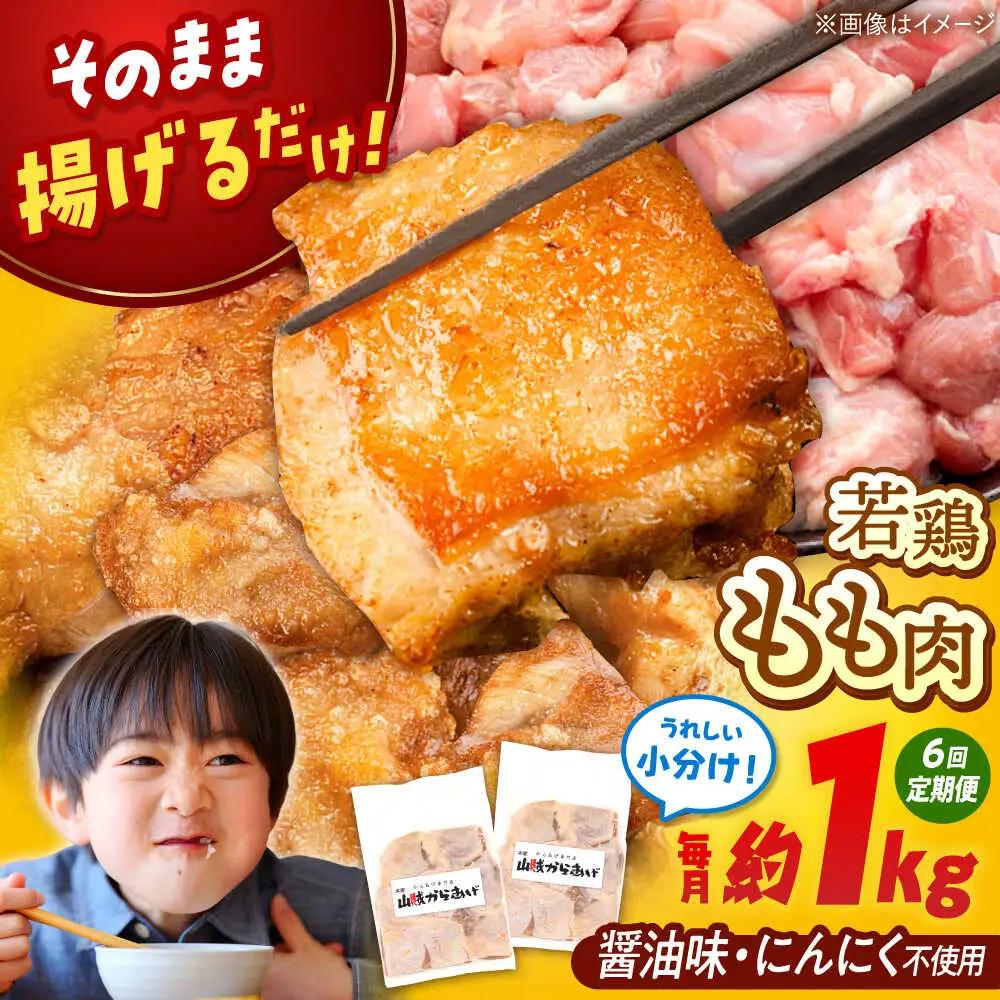 【全6回定期便】特大 山賊からあげ（骨なし）8個入×2袋 桂川町/山賊からあげ桂川店 [ADAP011] 唐揚げ 骨なし唐揚げ 味付き唐揚げ 冷凍唐揚げ 定期便 