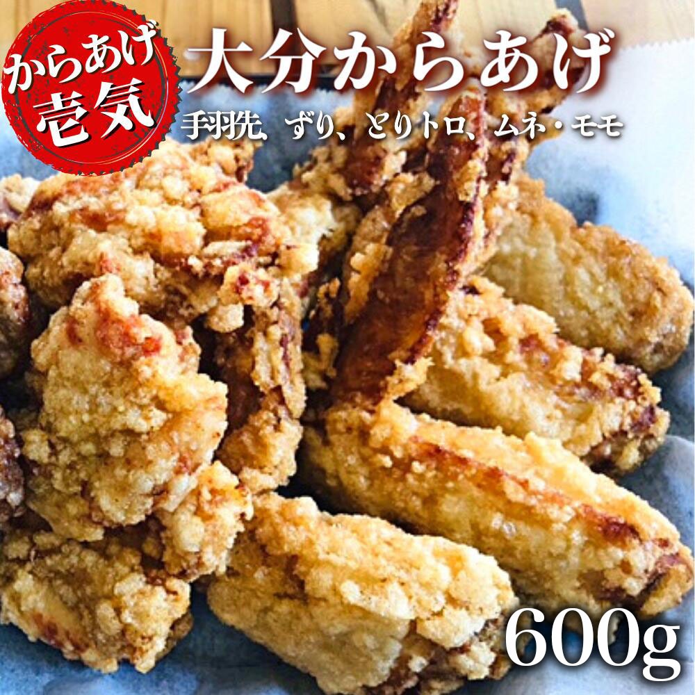 0B1-119 【からあげ壱気】 大分からあげ 660g （モモ、とりトロ、ムネ、ずり、手羽先）
