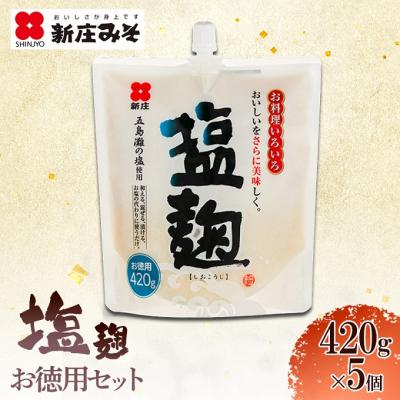 ふるさと納税 安芸高田市 塩麹 お徳用セット セット[No5895-0772]