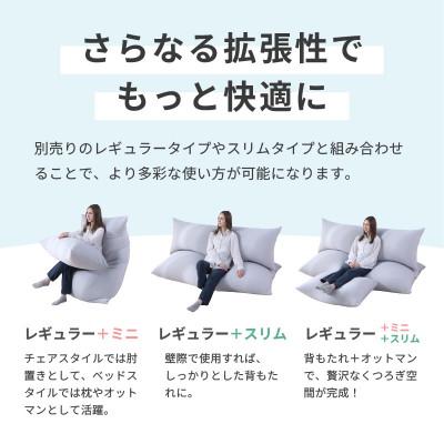 ふるさと納税 あわら市 【ネイビーブルー】子ども部屋にも◎軽量&万能ビーズクッション|ハッピーミニ |  | 03