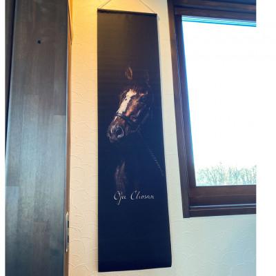 ふるさと納税 平取町 【オジュウチョウサン】タペストリー |  | 03