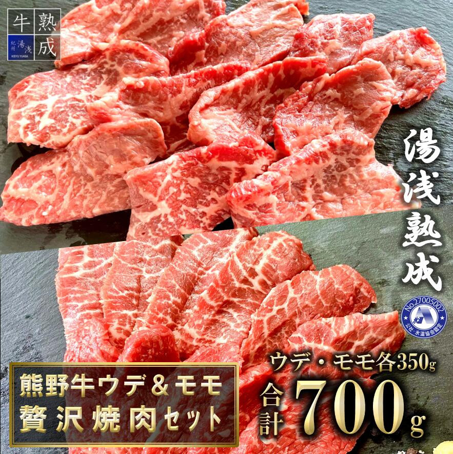 
BS6208_湯浅熟成 熊野牛 ウデ&モモ贅沢焼肉セット 700g
