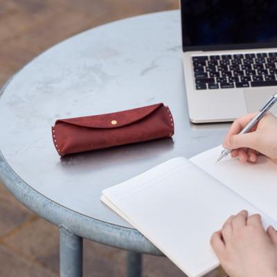 ふるさと納税 豊岡市 豊岡財布 haaki Leatherペンケース HLC502 ヴィーノ