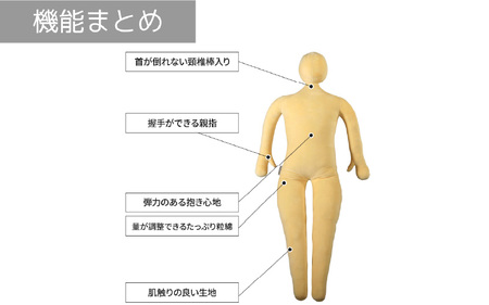 【BIBILAB】推し抱き枕（LBP-180-L） - 人型にデザインした等身大の抱き枕