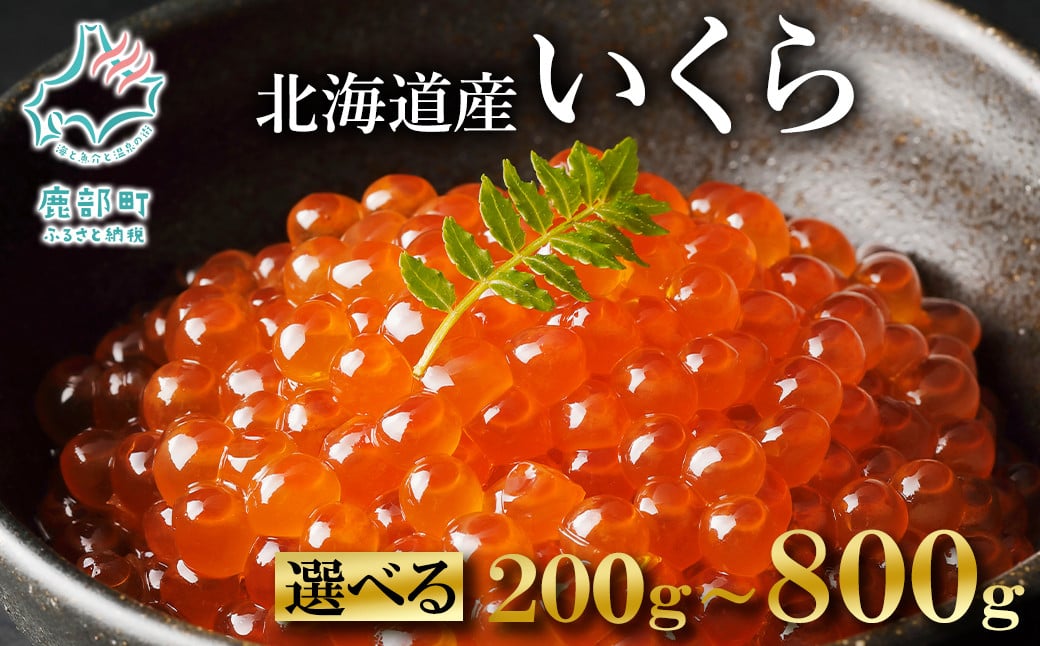 
            【内容量が選べる】【小分けで便利！】北海道産いくら200g～800g 鮭いくら いくら イクラ しょうゆ漬け 小分け 食べ切り いくら丼 手巻き寿司 
          