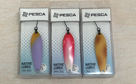 PESCA トラウトルアー 限定カラー3個セット（10.0g） | ルアー 釣り 草加市