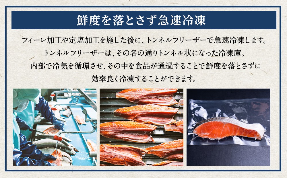厚切り定塩塩紅鮭切り身 18切