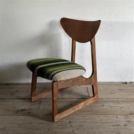 Lager Chair(ラガーチェア)グリーンストライプ ダークブラウンフレーム【SWOF】_雑貨・日用品 椅子・チェア・ソファ 家具・インテリア _【1550689】