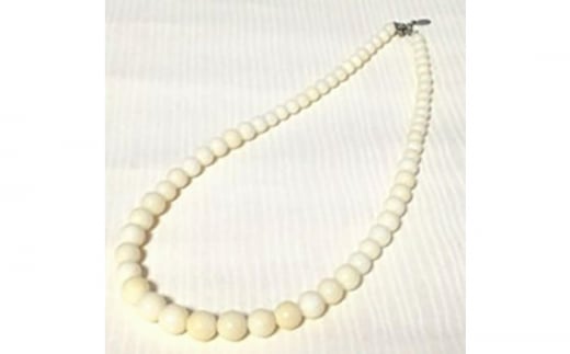 白珊瑚ネックレス 【株式会社ケンセン35】 [ATAR009]