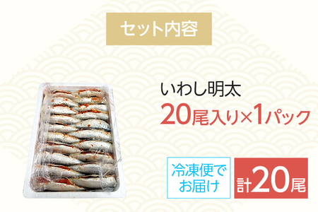 ピリ辛 いわし明太 20尾 お取り寄せグルメ お取り寄せ 福岡 お土産 九州 福岡土産 取り寄せ グルメ 福岡県