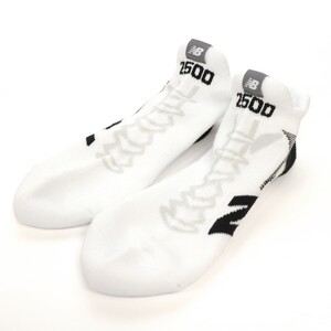 【14営業日以内に発送】ニューバランスゴルフ ソックス 1足 69863【ホワイト】《 靴下 くつした ソックス ゴルフソックス ニューバランス アンクルソックス 》【2501T14005_01】
