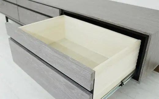 【開梱・設置】ロゼッタ 150cm テレビボード（グレーC-106）　AX049