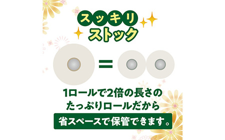 【シングル】エリエール i：na（イーナ）トイレットティシュー 2倍巻き12ロール No.487
