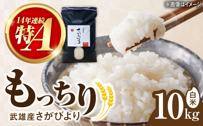 
            【14年連続特A評価】武雄市産 さがびより 10kg（5kg×2袋） /株式会社 y’s company [UDX017]
          