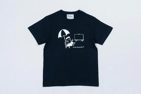 《2》【KEYMEMORY鎌倉】GrenouilleイラストTシャツ NAVY