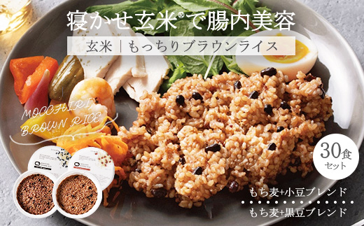 もっちりブラウンライス（寝かせ玄米※） 30食ミックスセット