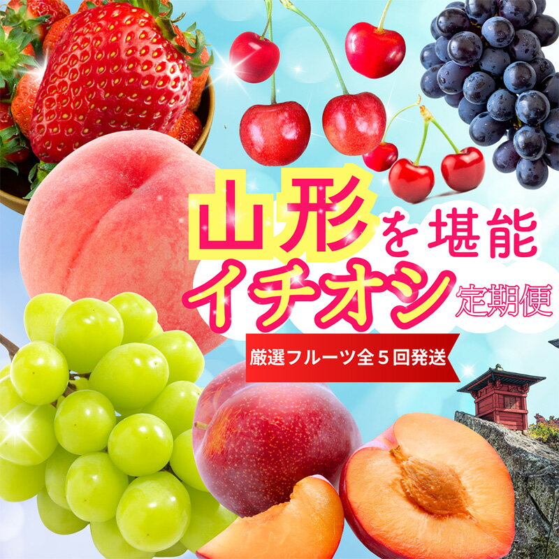 【ふるさと納税】【定期便5回】やまがたを堪能！イチオシ定期便【令和8年産先行予約】FS25-086