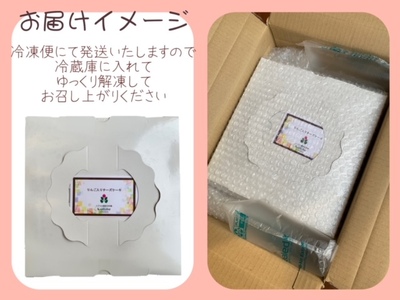 北海道壮瞥産　りんごの濃厚チーズケーキ（直径約20cm） 【 ふるさと納税 人気 おすすめ ランキング りんご リンゴ 林檎 チーズケーキ ちーずけーき サンりんご シナノスィート ふじ 北海道 壮瞥