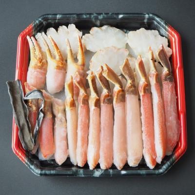 ふるさと納税 北見市 生冷本ズワイガニセット1.6kg　(800g×2パック、昆布同梱) 北見市加工　4〜5人前 |  | 02