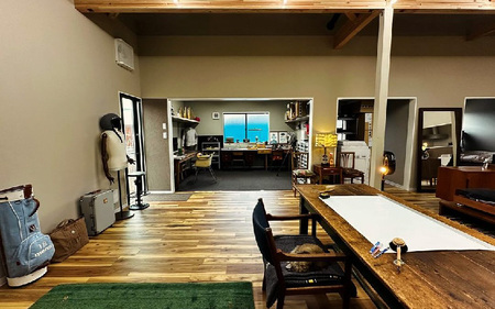 木の庄帆布 ミルクトートラウンドバッグ#26 NAVY / BALACK