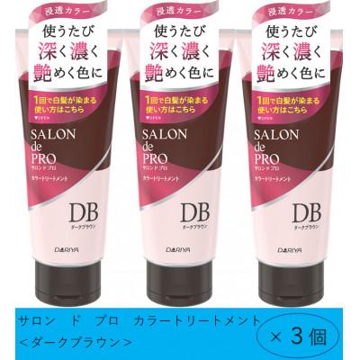 ふるさと納税 稲沢市 ダリヤ　サロン　ド　プロ　カラートリートメント《ダークブラウン》3個セット