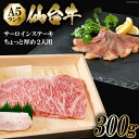 【ふるさと納税】仙台牛 A5 サーロイン ステーキ 300g ちょっと厚めに2人用 [からくわ精肉店 宮城県 気仙沼市 20563358] 肉 牛肉 和牛 国産 冷凍 感想