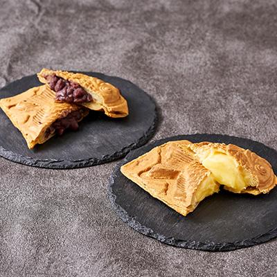 ふるさと納税 野々市市 冷凍たい焼き 能登産大納言あずきとカスタード 計8個 |  | 01