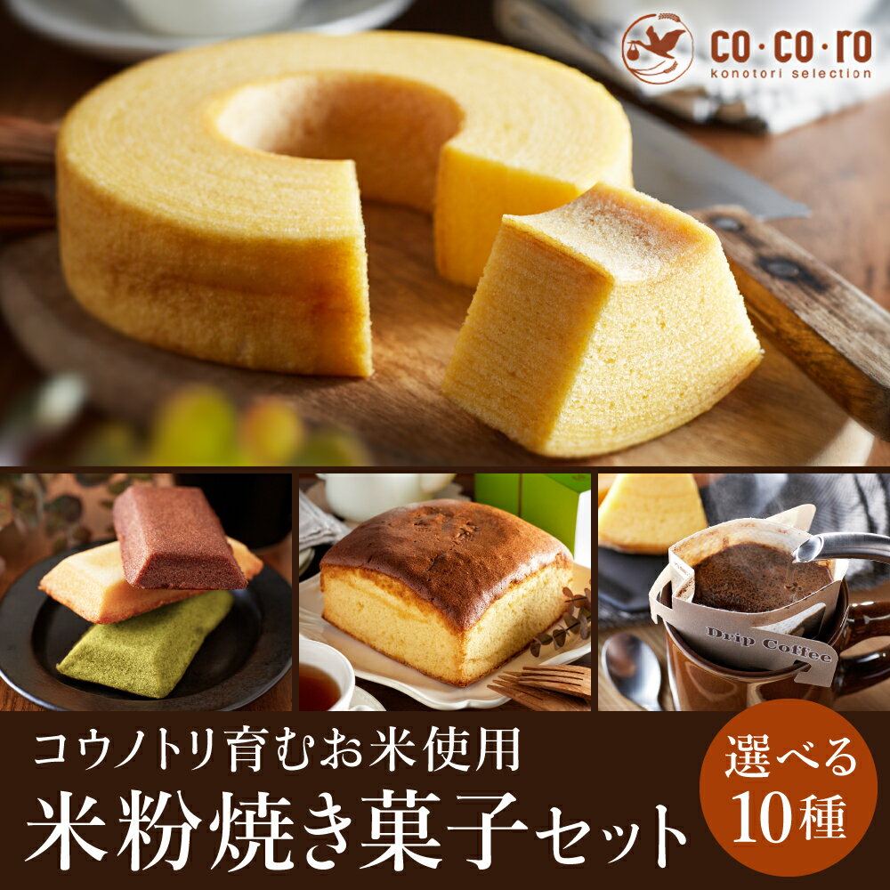 米粉 バームクーヘン スイーツ 洋菓子 / 城崎スイーツco・co・ro コウノトリ育むお米使用 米粉バウムクーヘン（H4cm）ギフト 出産 内祝い プレゼント