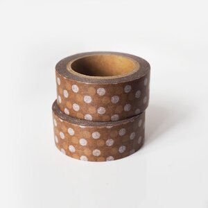 マスキングテープ 4個セット 鹿ドット 5-168