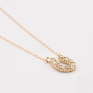 K18 0.1ct ダイヤモンド ペンダントネックレス　FHH-019838