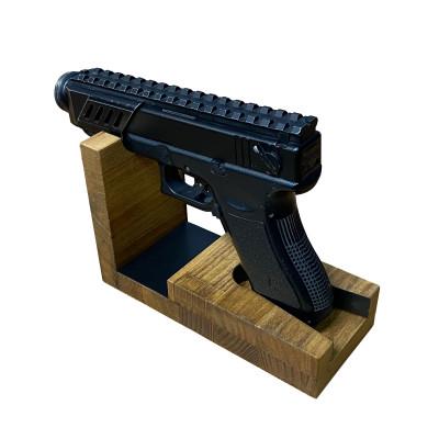 ふるさと納税 横手市 WOOD WORKS 日本製 ガンスタンド 1丁掛 3個セット【本体カラー:ライトブラウン】 |  | 01