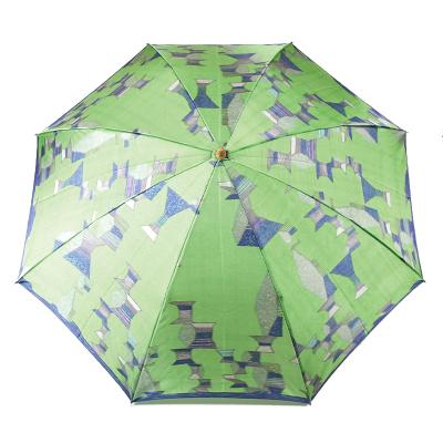 ふるさと納税 富士吉田市 晴雨兼用折りたたみ傘 ハレフネマイカ/パーマネントグリーン レディース軽量 日本製 |  | 01