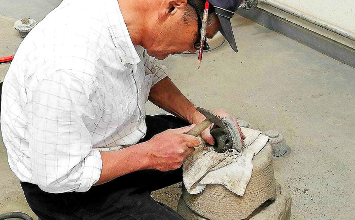 つくばいセット 島根県松江市/来待石灯ろう協同組合 [ALAN001] 雑貨 日用品