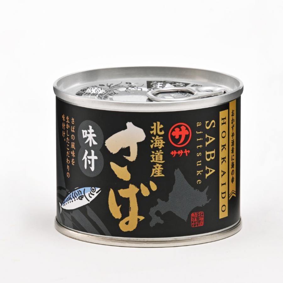 ＜笹谷商店＞北海道産さば味付缶24缶セット