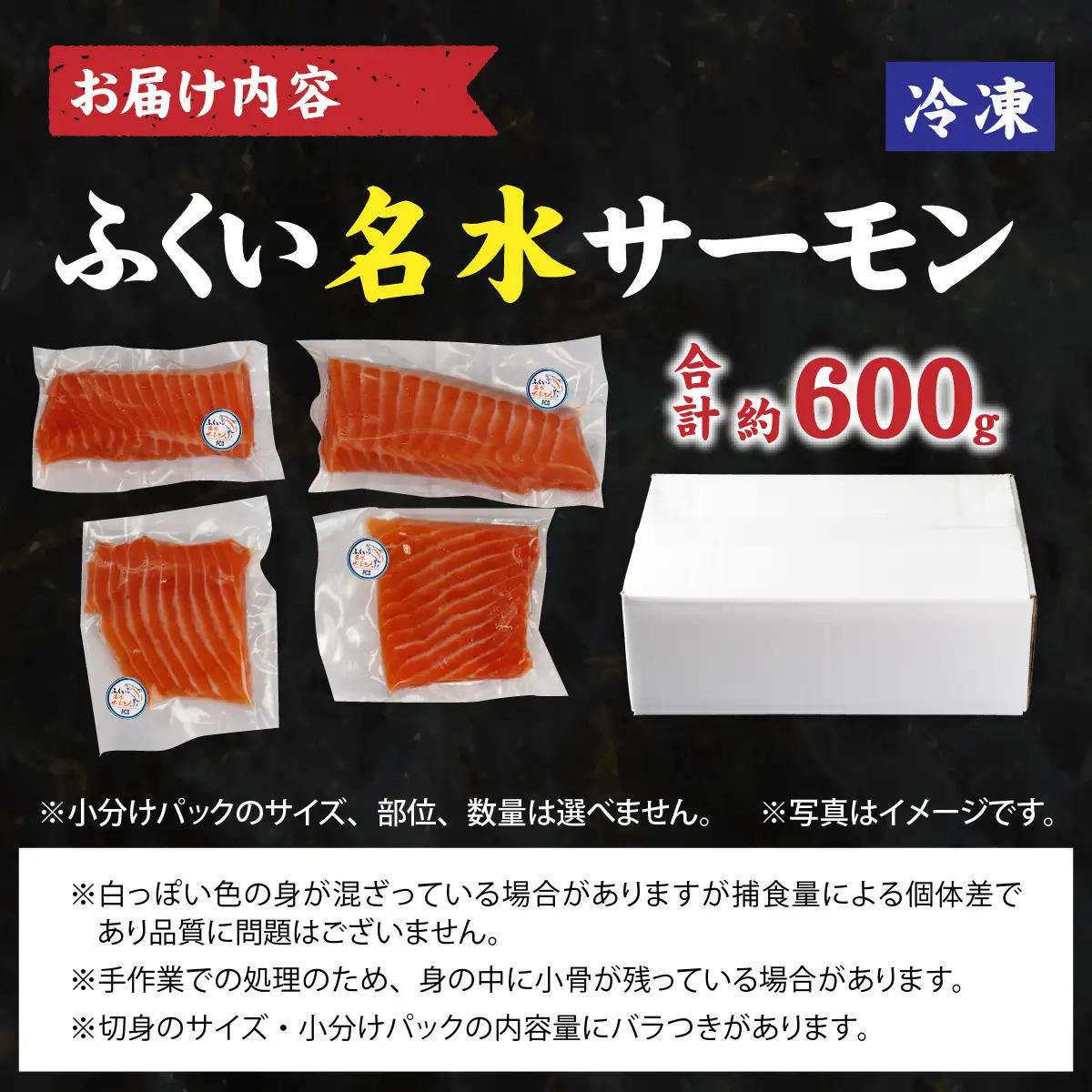 ふくい名水サーモン（小分けパック）約600ｇ[A-065058]