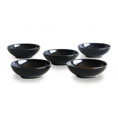 ふるさと納税 瑞浪市 テラグラーズ　ラージボウル　ノアール　5客揃