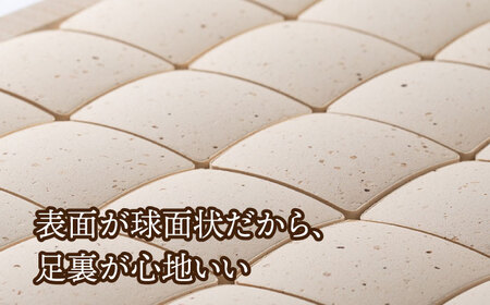 ＼生活応援実施中／【美濃焼】珪藻土 タイル バスマット ホワイト Sサイズ【立風製陶株式会社】美濃焼 けいそうど バスマット かわいい 水滴吸収 水滴吸収 ギフト 送料無料 [MFE006]
