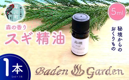 早川町産スギ精油　5ml