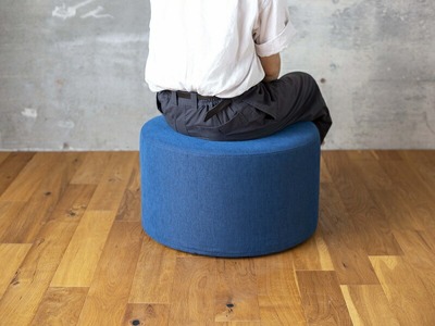 【選べるカラー】ROUND STOOL （ラウンドスツール）直径61cm  色々な使い方で楽しめる  1人掛け用 スツール_ROUND 61 Class I 国産 ソファ オリジナル 1人掛け サイド