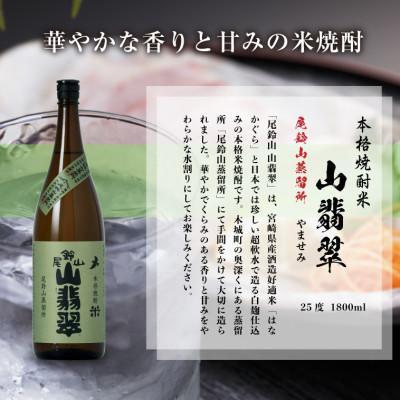 ふるさと納税 木城町 焼酎尾鈴山一升瓶(山翡翠2本)各1,800ml |  | 02