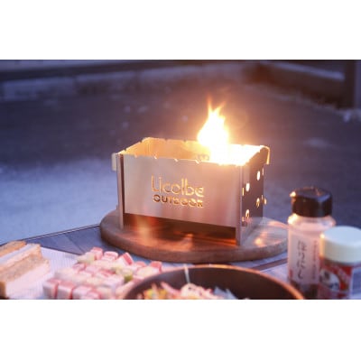 MINOURAのレクタグリルミニ「RectaGrill-mi」 調理焚火台