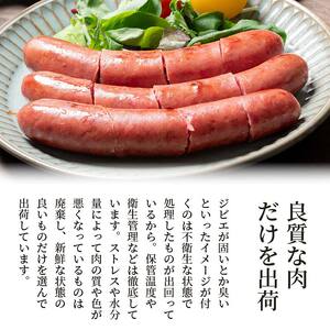 FKP9-669 シカ肉 あらびきソーセージ 柚子胡椒味（9本） おつまみ おかず 小分け ジビエ 肉加工品