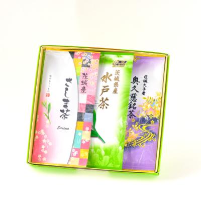 ふるさと納税 水戸市 【ふるさと納税】お茶通御用達!「茨城三大銘茶」三本詰め合わせ