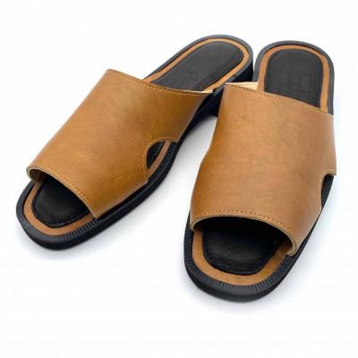 ふるさと納税 御所市 WRAP SANDALS/ラップサンダル　 キャメル×ブラック　23(23.0〜23.5cm)