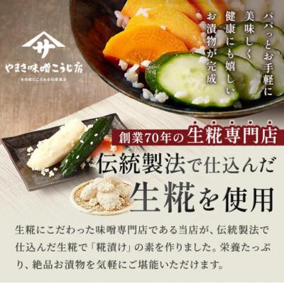 ふるさと納税 矢吹町 【三五八】パパっと発酵 こうじ漬けの素 500g×2袋 |  | 01