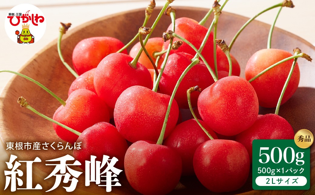 
                  【2027年産】さくらんぼ「紅秀峰」秀品 500gバラ詰め  2Lサイズ 山形県 東根市 HIGUMAファーム提供 hi088-019-r9 フルーツ 果物 くだもの クダモノ さくらんぼ サクランボ 紅秀峰 期間限定
                