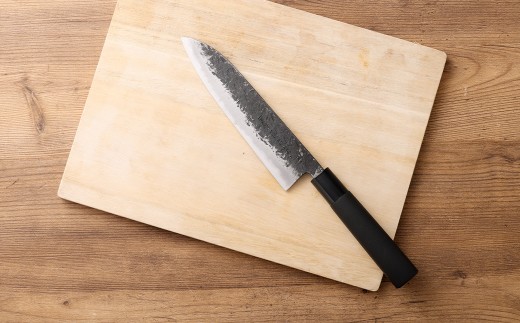 【一般向け】＜名入れあり＞ 大切な人へのプレゼントに！  選べる感謝のメッセージ入 三徳包丁 ／ 包丁 刃物 調理器具 家庭用包丁 九州 熊本県 人吉市