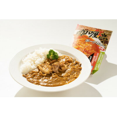 【ふるさと納税】【龍泉洞黒豚堪能】カリー亭ポークカレー2食セット【1728602】