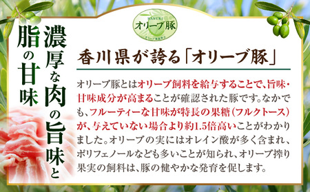 しゃぶまる特製　オリーブ豚バラスライス　しゃぶしゃぶ用　　3kg(500g×6)| 肉 豚肉 オリーブ豚 バラ ジューシー 鍋 しゃぶしゃぶ 冷しゃぶ とろける 濃厚 冷凍 香川県 三木町 おすすめ 