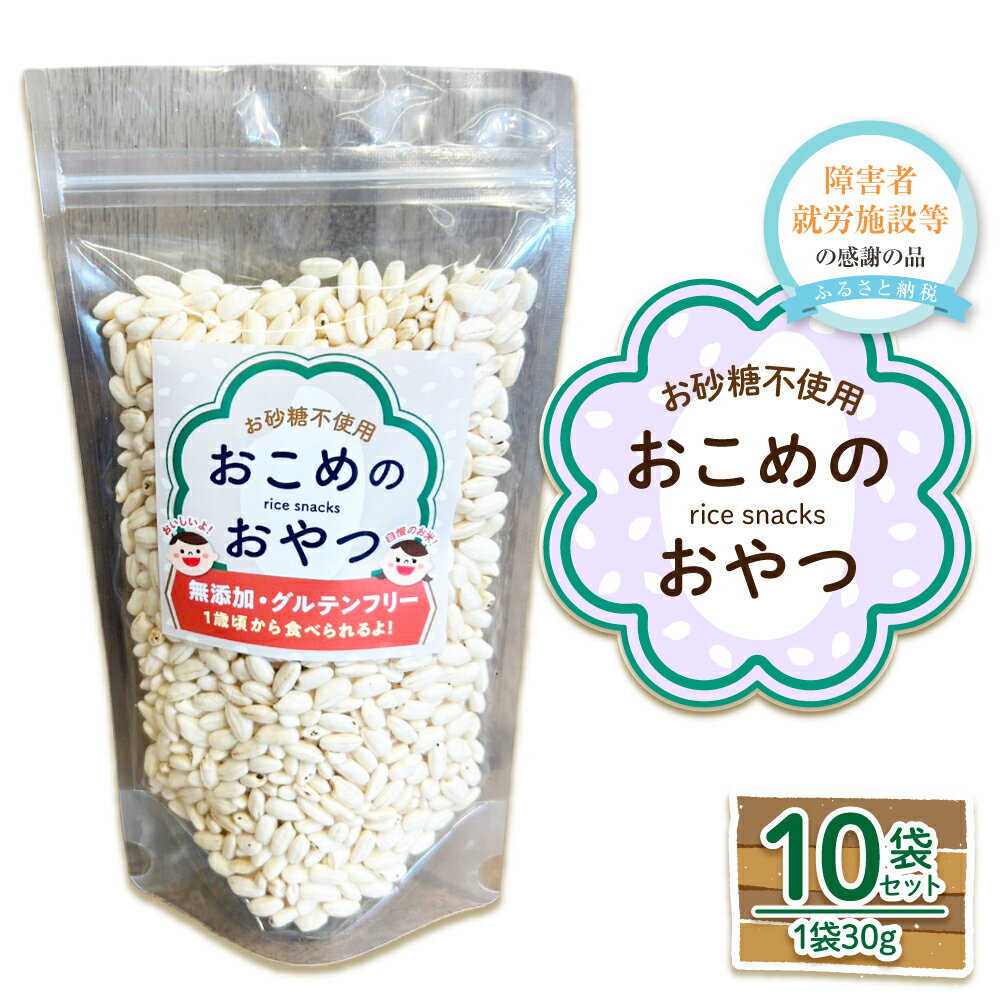 【ふるさと納税】おこめのおやつ 10袋セット ｜ おやつ 無添加 お菓子 おかし 砂糖不使用 安心 美味しい やさしい味わい 素材本来 九州 熊本県 送料無料